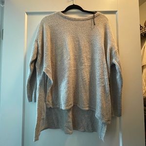 H&M grey high-low sweater